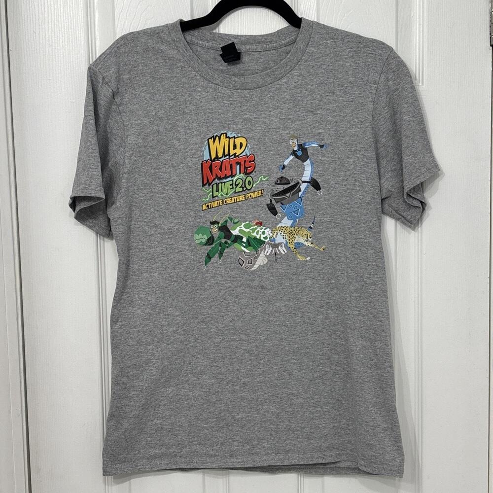 PBS Wild Kratts Live 2.0 Youth XL Short sleeve Tee Shirt Kratt brothers